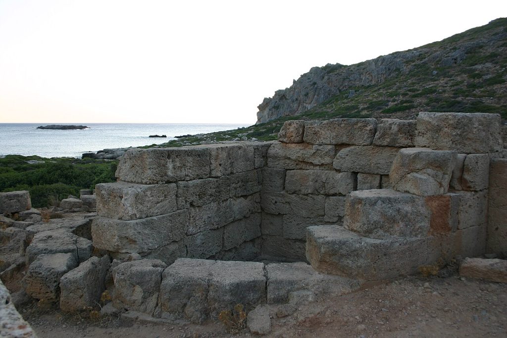 Phalasarna Round Tower Sea