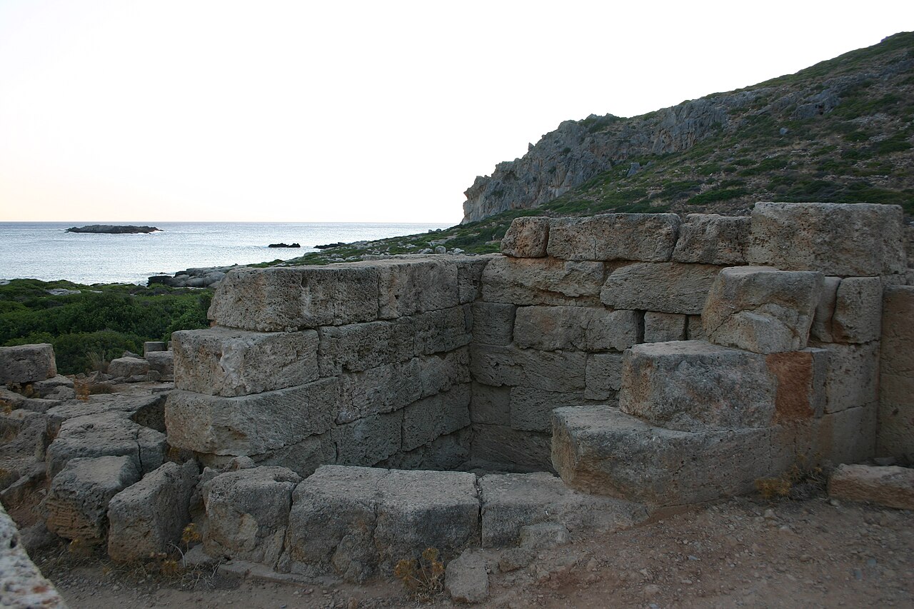 Phalasarna Round Tower Sea