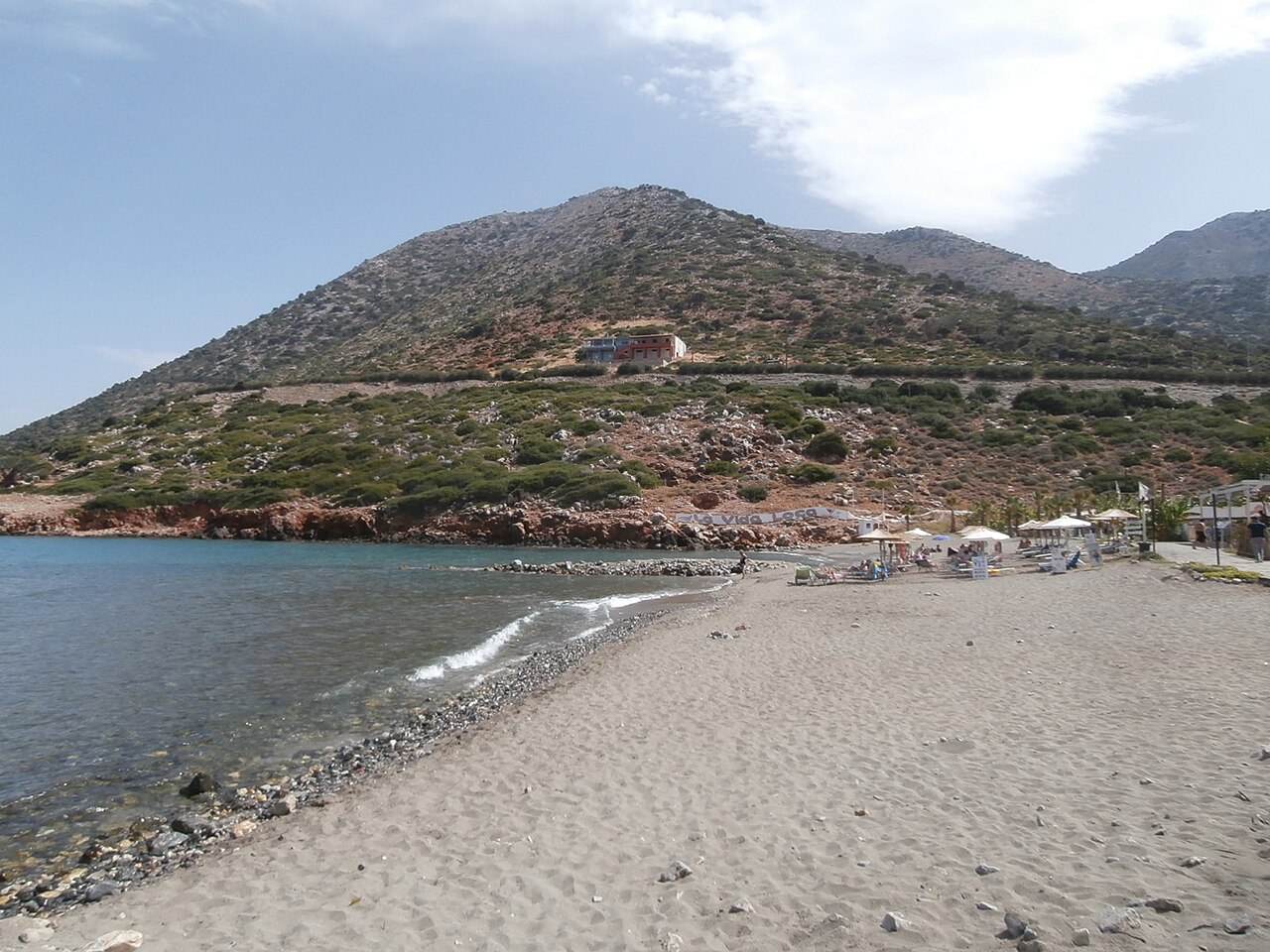 Vlihi Nero Beach or 1st Beach in Bali Crete 20 September 2017